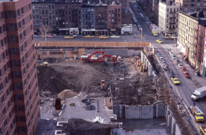 3rd Ave between E 93rd St and E 94th St, NYC, January 1985
